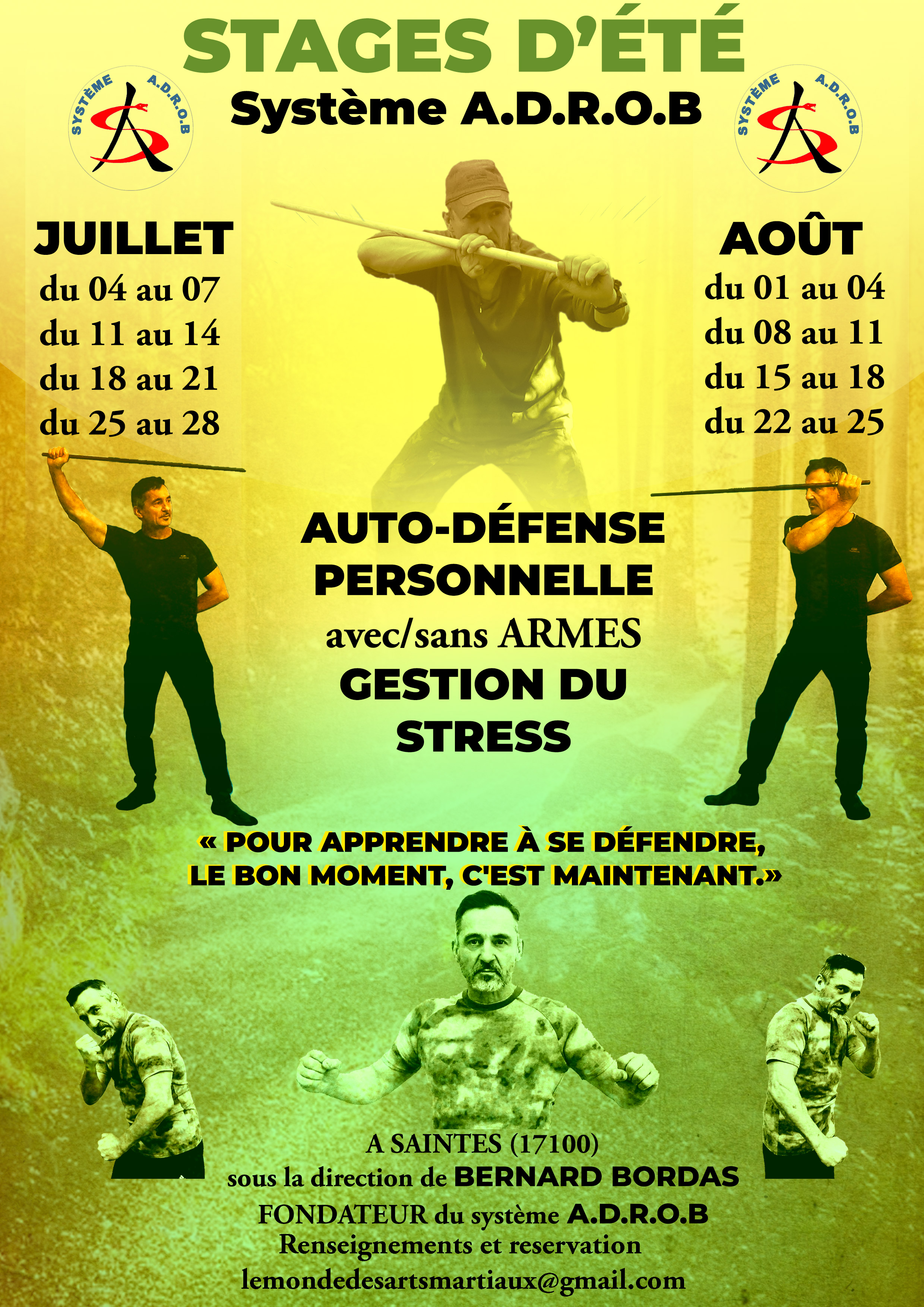 AFFICHE stage ete2025